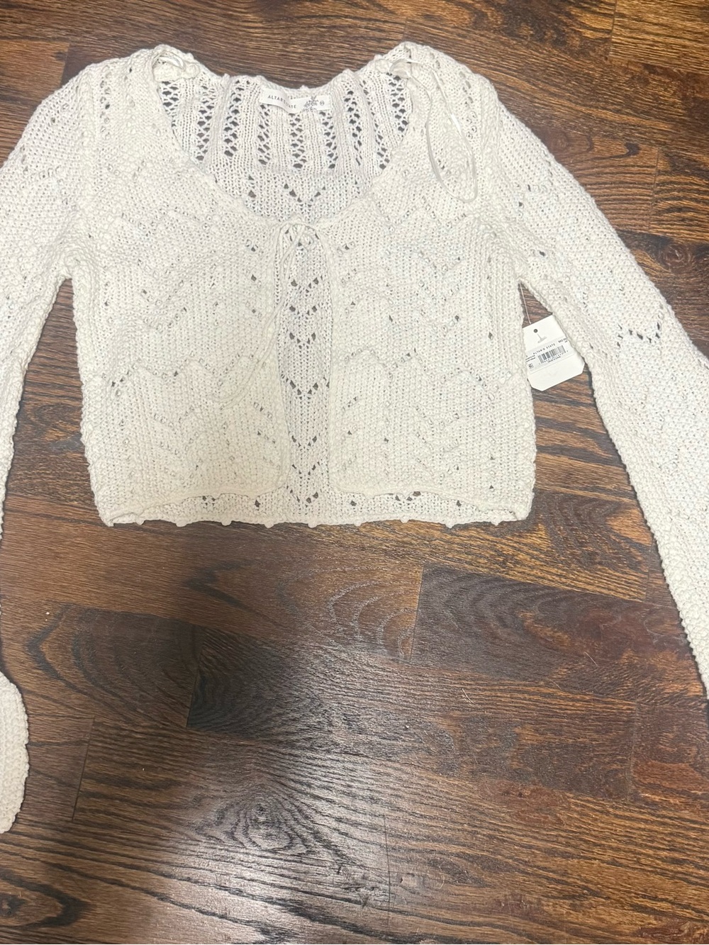 Delicate Ivory Knit Scoop Neck Sweater - Altuzarra